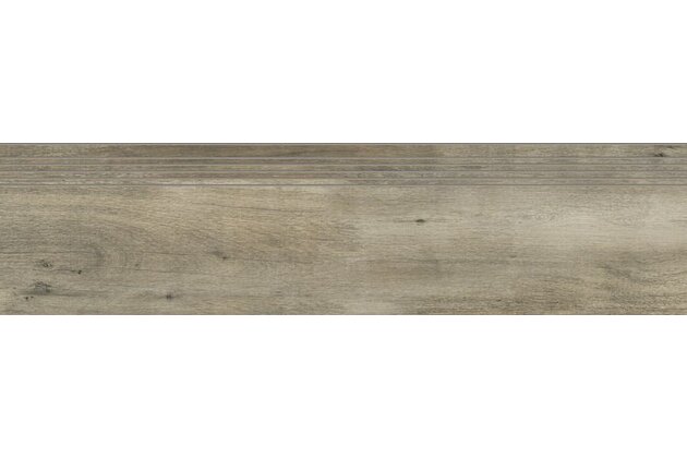 Schodovka Rako Saloon tmavě hnědá mat rektifikovaná 30x120 DCPVD748