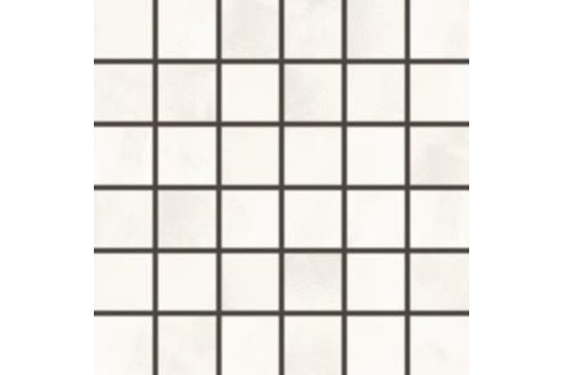 Mozaika Rako Blend bílá mat rektifikovaná 30x30 DDM05805