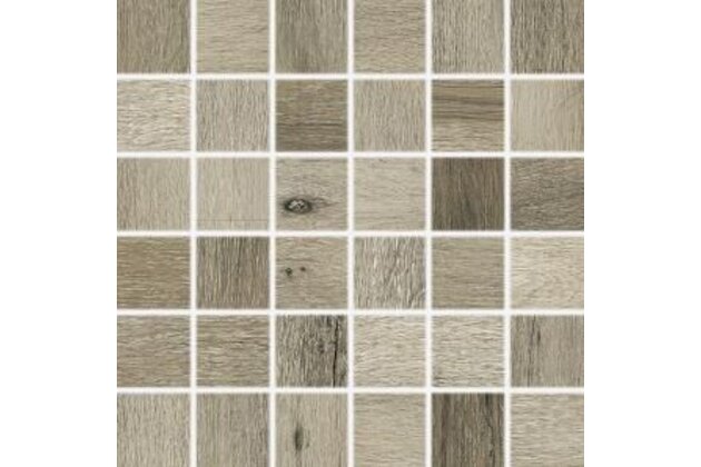 Mozaika Rako Saloon tmavě hnědá mat rektifikovaná 30x30 DDM05748