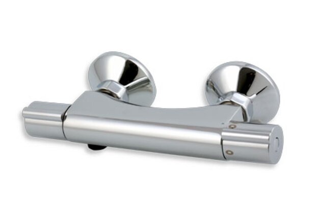 Baterie Novaservis Aqualight sprchová, termostatická, bez příslušenství, 120 mm, chrom, 2564/1,0