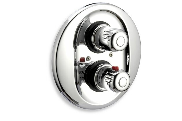 Baterie Novaservis Aquamat sprchová, termostatická, podomítková, chrom, 2650,0