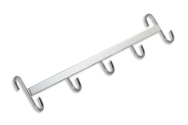 Pětiháček Novaservis, na otopný žebřík, chrom, 6002,0