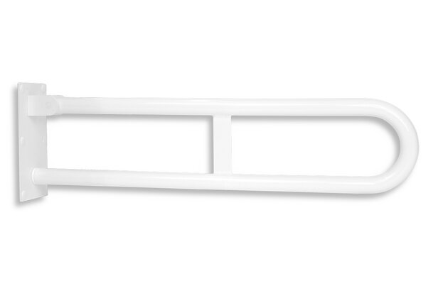 Úchyt Novaservis, 572 mm, dvojitý, sklopný, bílá, R66550,11