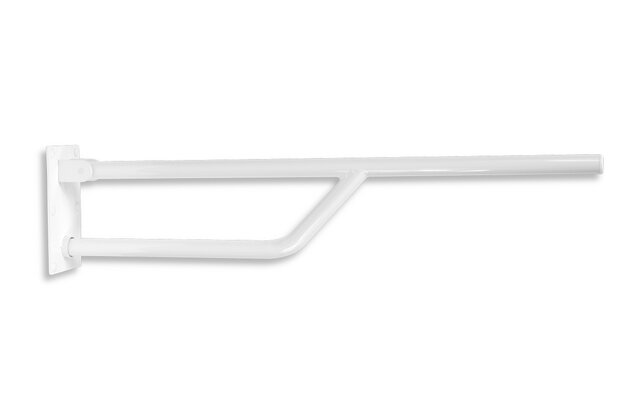 Úchyt Novaservis, 826 mm, jednoduchý, sklopný, bílá, R66800,11