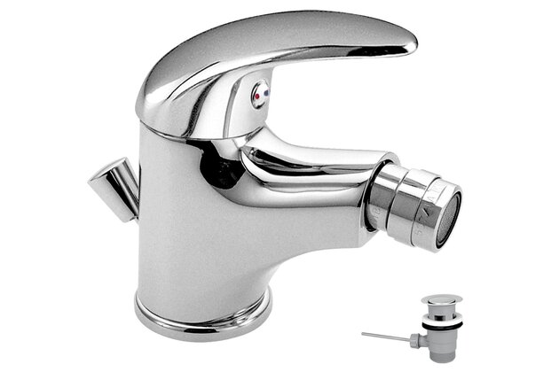 Baterie Novaservis Metalia 55 bidetová, s výpustí, chrom, 55011,0