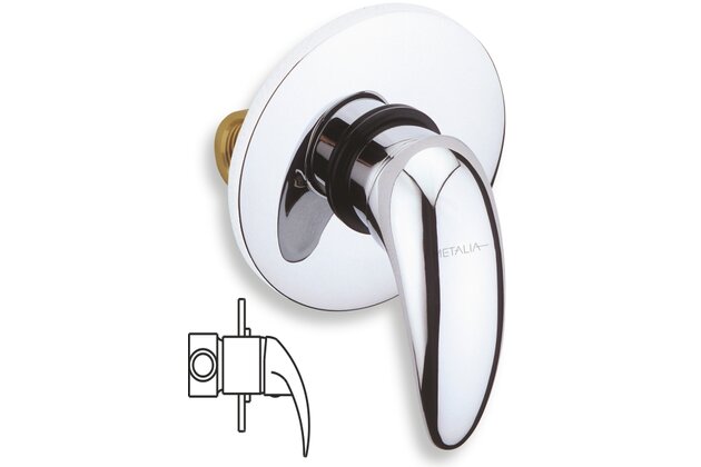 Baterie Novaservis Metalia 55 sprchová, podomítková, chrom, 55050,0