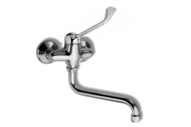 Baterie Novaservis Metalia 55 umyvadlová, lékařská páka, 100 mm, chrom, 55074L/T,0