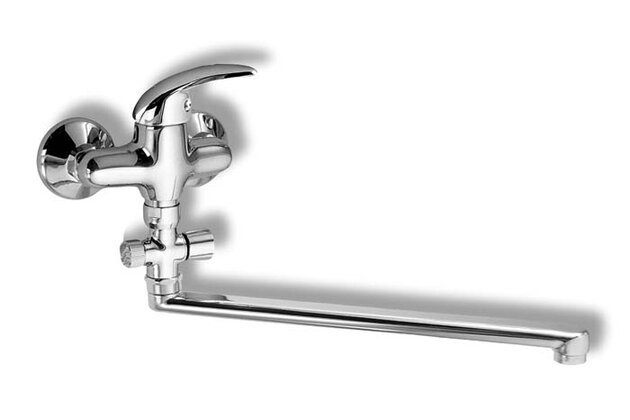 Baterie Novaservis Metalia 55 vanová, bez příslušenství, 100 mm, chrom, 55073/1,0