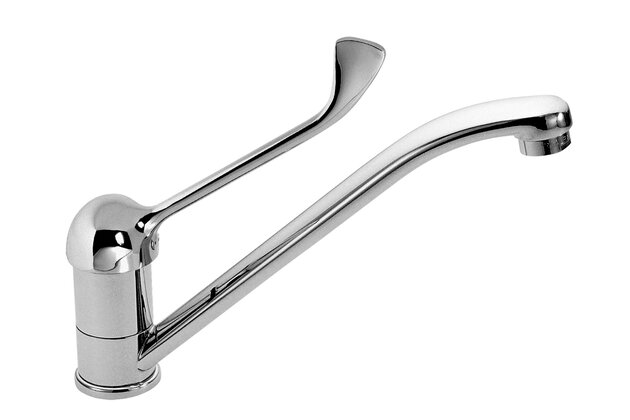 Baterie Novaservis Metalia 55 dřezová, lékařská páka, chrom, 55091L,0