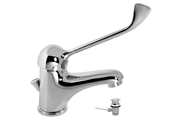 Baterie Novaservis Metalia 55 umyvadlová, lékařská, bez výpusti, chrom, 55001/1L,0