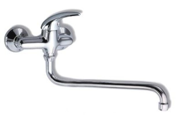 Baterie Novaservis Metalia 55 umyvadlová, lékařská páka, 150 mm, chrom, 55078L,0