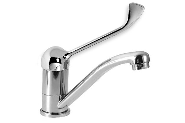 Baterie Novaservis Metalia 55 dřezová, lékařská páka, chrom, 55096L,0