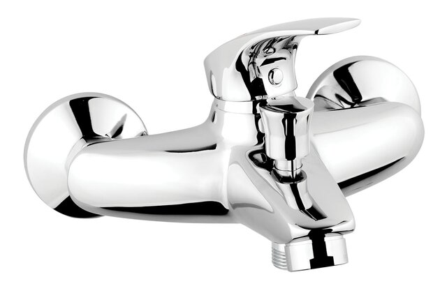 Baterie Novaservis Metalia 57 vanová nástěnná, s příslušenstvím, chrom, 57020/1,0