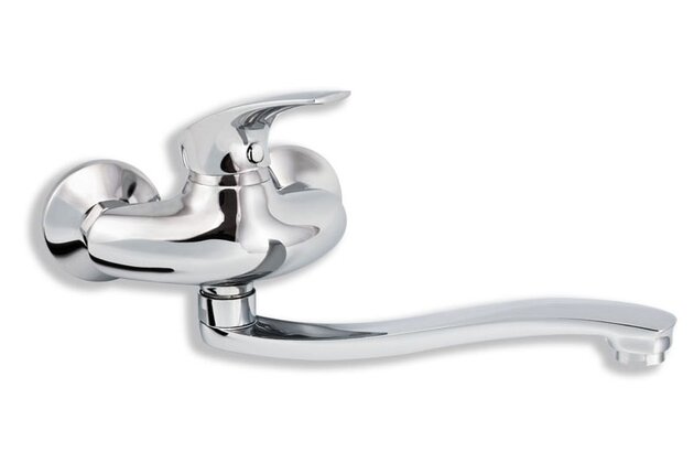 Metalia umyvadlová nástěnná baterie délka 24 cm 57074.0