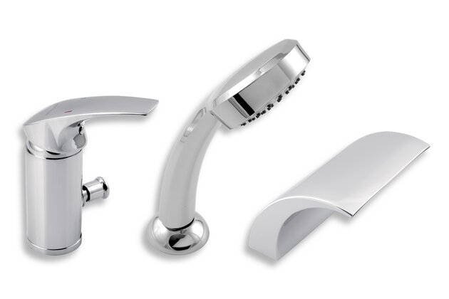 Metalia 57 vanová stojánková baterie pro montáž s třemi otvory 57047.0