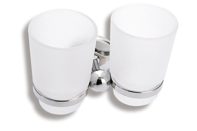 Držák na kartáčky a pasty Novaservis, chrom, 6157,0