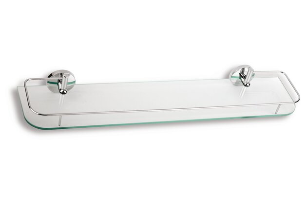 Police Novaservis, s výklopným zábradlím, 600 mm, chrom, 6176,0