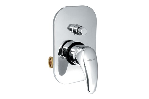 Baterie Novaservis Titania Lux vanová, s přepínačem, chrom, 91050R,0