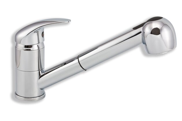 Baterie Novaservis Titania Lux dřezová, teleskopická, chrom, 91081,0