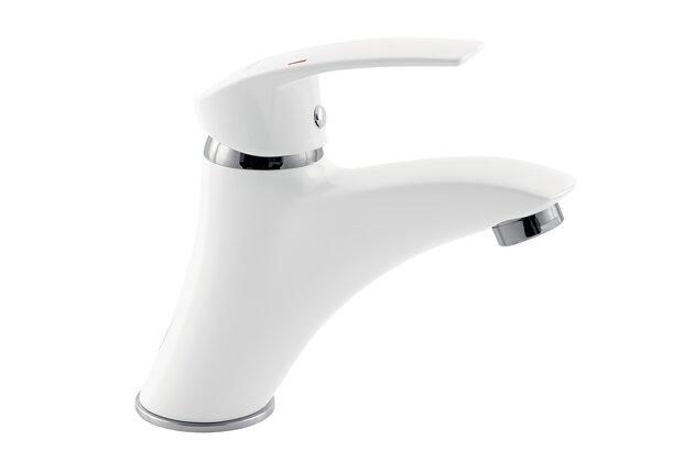 Metalia 57 umyvadlová baterie bez výpusti bílá 57002/1.1