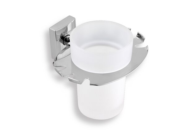 Držák na kartáčky a skleničky Novaservis, chrom, 0249,0