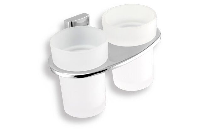 Držák na kartáčky a pasty Novaservis, chrom, 0257,0