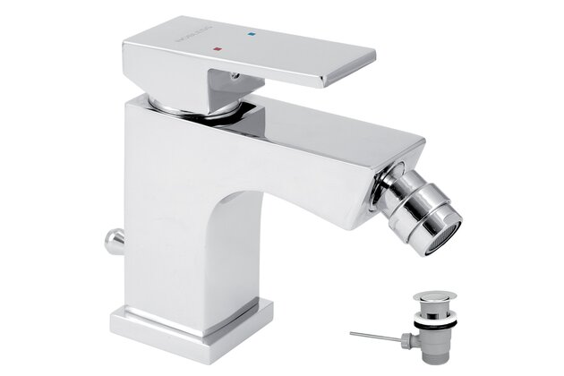 Baterie Novaservis Nobless Edge bidetová, s výpustí, chrom, 36011,0