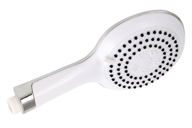 Sprchová růžice Novaservis, 3-polohová, bílá-chrom, RU/320,0