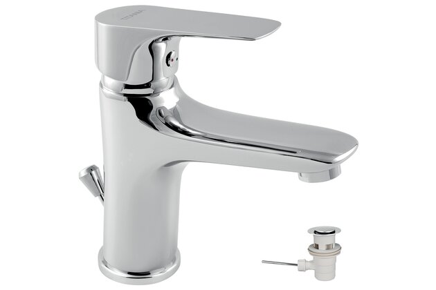 Baterie Novaservis Titania Nice umyvadlová, s výpustí, chrom, 97001,0