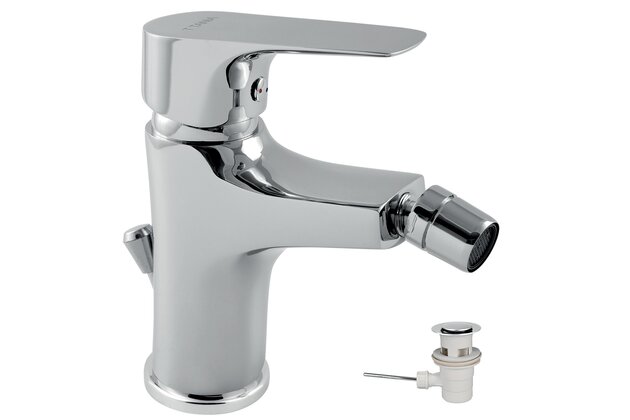 Baterie Novaservis Titania Nice bidetová, s výpustí, chrom, 97011,0