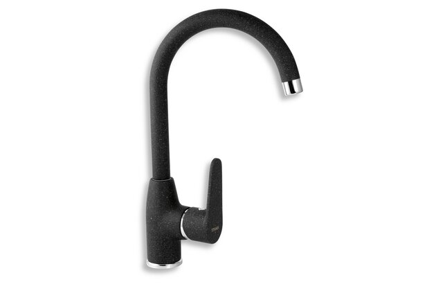 Baterie Novaservis Titania Fresh dřezová, granit-černý, 96713,GRB