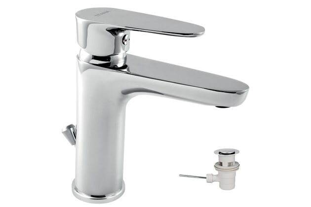 Baterie Novaservis Titania Smart umyvadlová, s výpustí, chrom, 98001,0