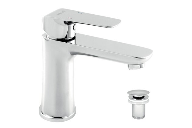 Baterie Novaservis Nobless Tina umyvadlová, s výpustí, chrom, 38003,0