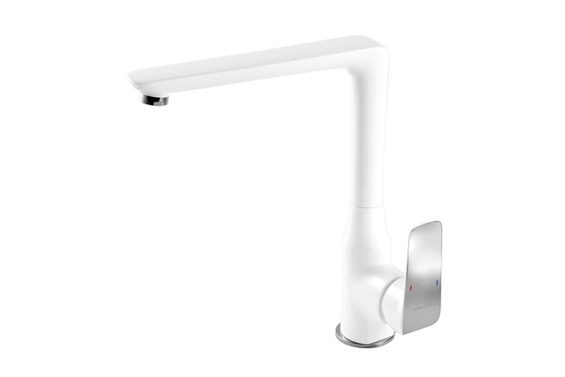 Baterie Novaservis Nobless Tina dřezová, bílá-chrom, 38714,1