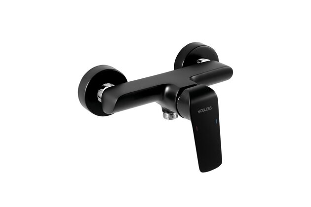 Baterie Novaservis Nobless Tina sprchová, bez příslušenství, 150 mm, černá, 38061/1,5