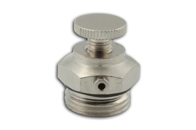 Ventil Novaservis odvzdušňovací, kovový, ruční 1/4", šedá, RA501/8