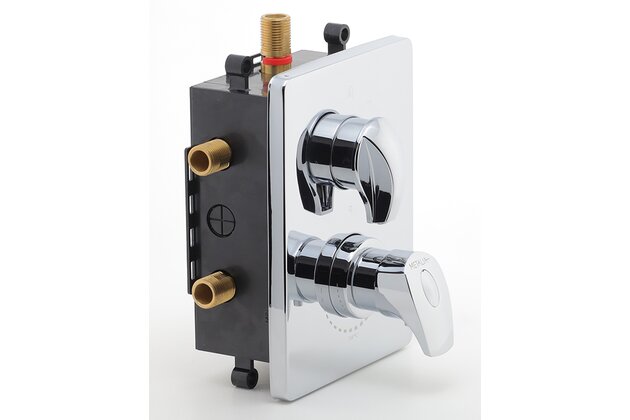 Metalia 57 podomítková termostatická s boxem 3 výv BOX57052RXT.0