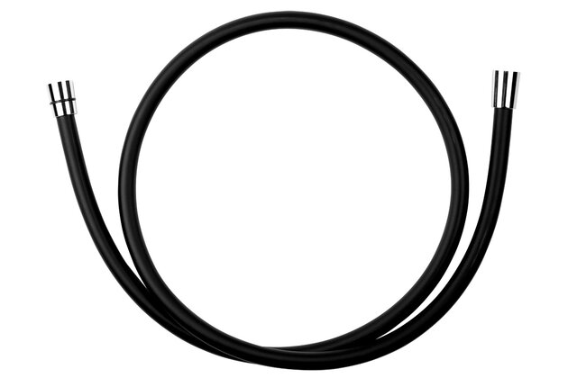 Sprchová hadice Novaservis plastová, 150 cm, černá, BLACK/150,5