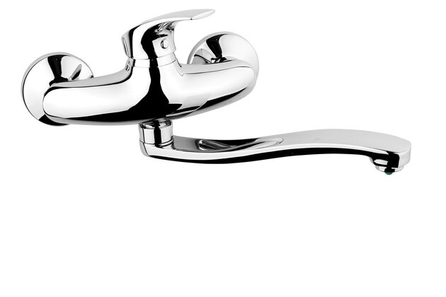 Baterie Novaservis Metalia Eco+ umyvadlová, nástěnná, chrom, 57070,0E