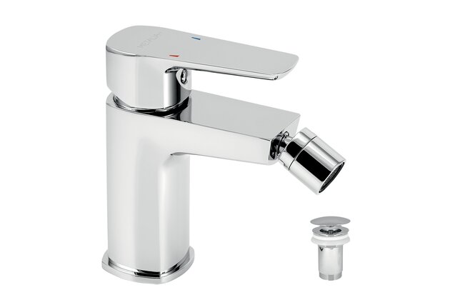 Baterie Novaservis Metalia 58 bidetová, s výpustí, chrom, 58011,0