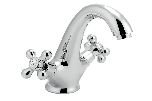 Baterie Novaservis Titania Retro II umyvadlová, stojánková, bez výpusti, chrom, 99102/1,0