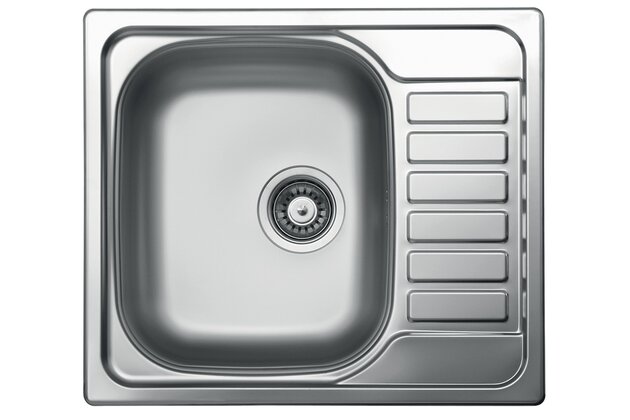 Kuchyňský dřez Novaservis nerezový, 58x50 cm, s odkapem, nerez, DR50/58