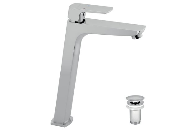 Baterie Novaservis Nobless Ego umyvadlová, s výpustí, chrom, 43503,0