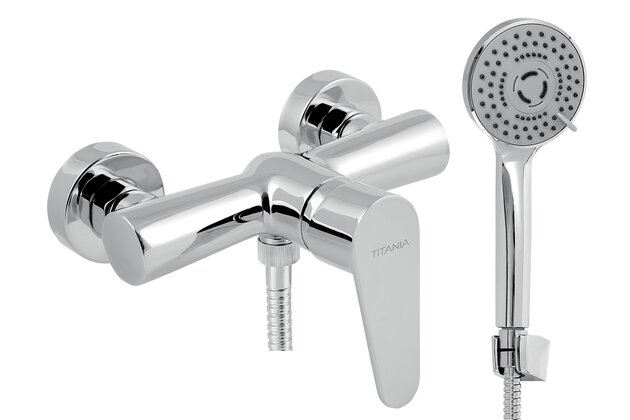 Sprchová souprava Novaservis Titania Fresh, ECO, 150 mm, chrom, 96061,0E