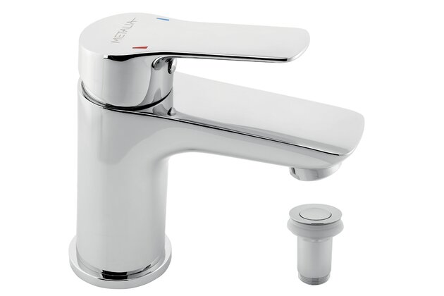 Metalia 54 umyvadlová baterie s výpustí chrom 54003.0