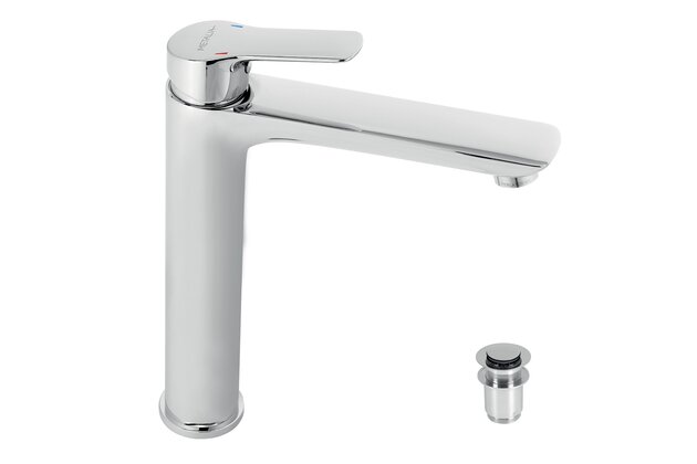 Metalia 54 umyv baterie s výpustí chrom