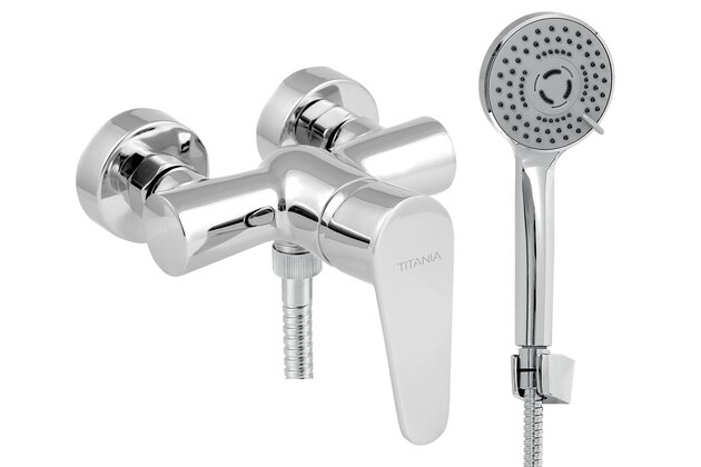 Sprchová souprava Novaservis Titania Fresh, ECO, 100 mm, chrom, 96065,0E