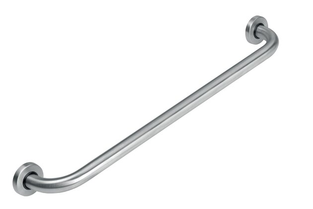 Madlo Novaservis, 800 mm, rovné, s krytkami, kartáčovaná nerez, R6680,4