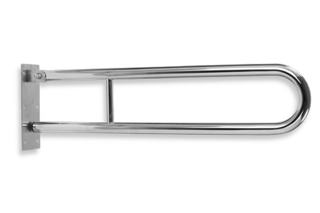 Úchyt Novaservis, 852 mm, dvojitý, sklopný, kartáčovaná nerez, R66813,4