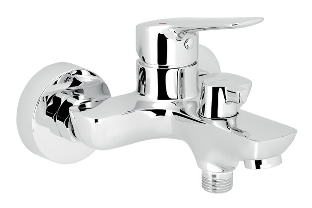 Baterie Novaservis Metalia 54 vanová, bez příslušenství, 100 mm, chrom, 54025/1,0